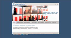 Desktop Screenshot of lotuspartners.ch