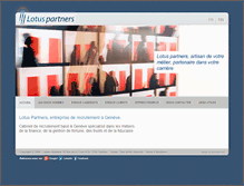Tablet Screenshot of lotuspartners.ch